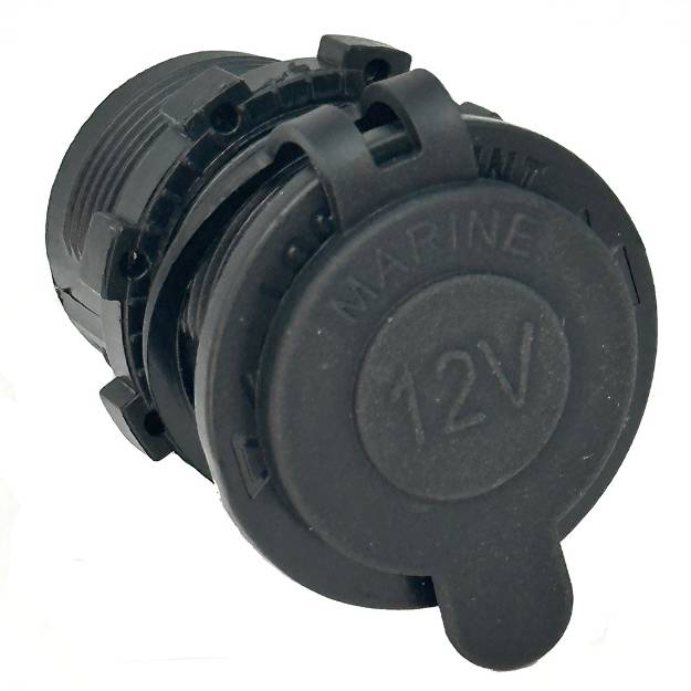 Picture of Black Lighter Power Socket Rubber Plug IVA OK
